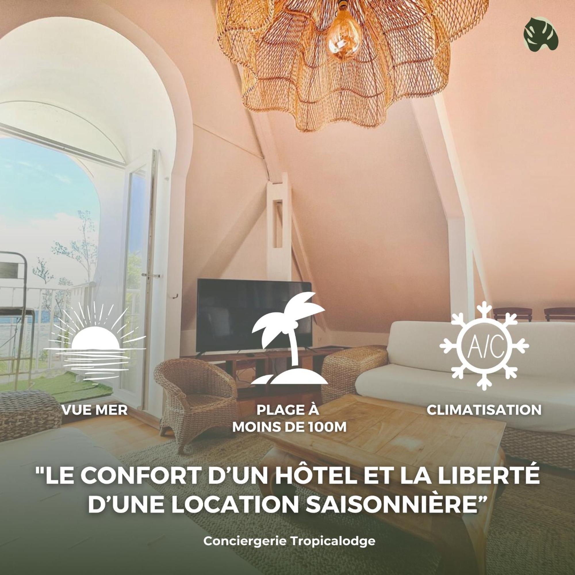 Loft Cosy Sur Mer Filaos المظهر الخارجي الصورة